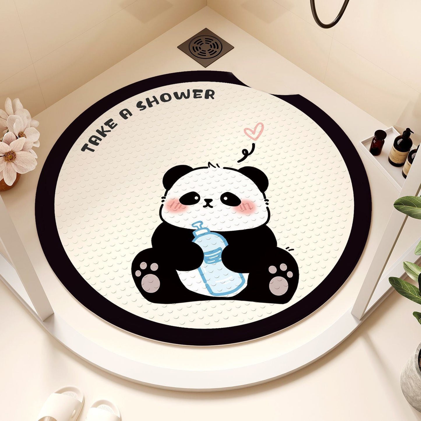 Plush Cartoon Bath Mat