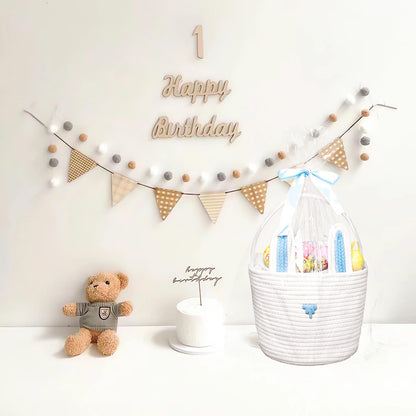 Playful Storage Basket in Rabbit Design Acalora