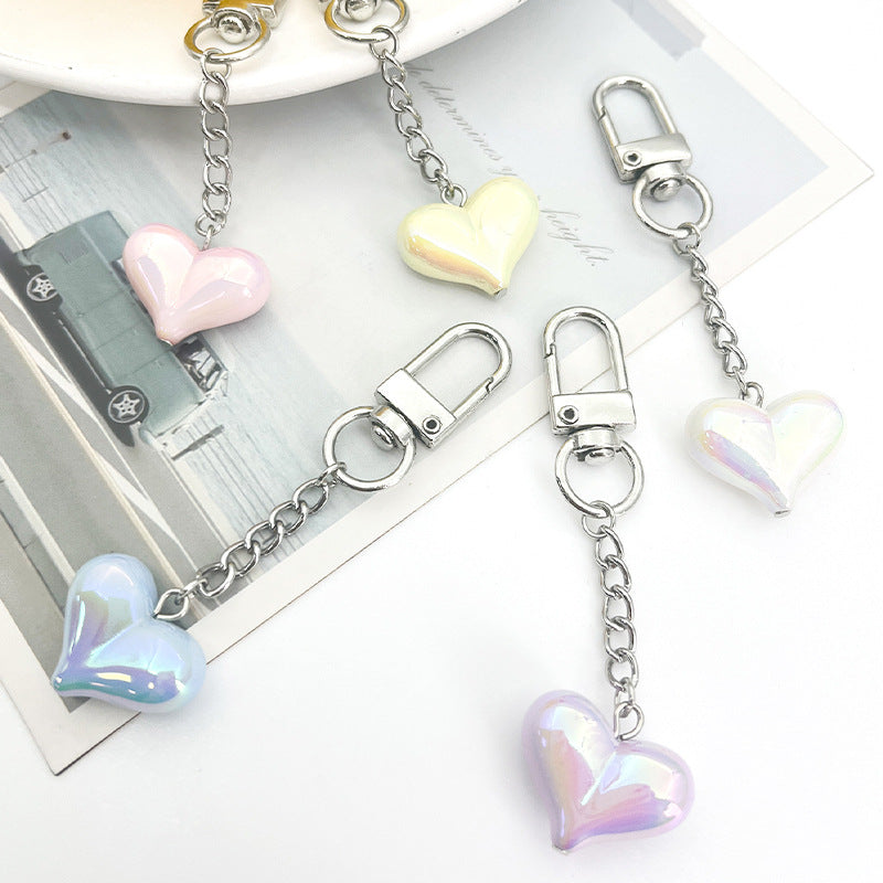 Heart-Shaped Keychain Charm Acalora