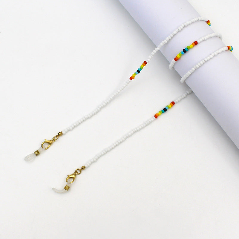Colorful Beaded Eyewear Holder Chain Acalora