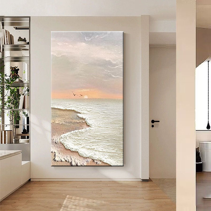 Scenic Ocean Sunset Canvas Art
