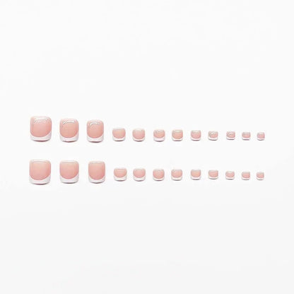 Premium French Tip Nail Set Acalora