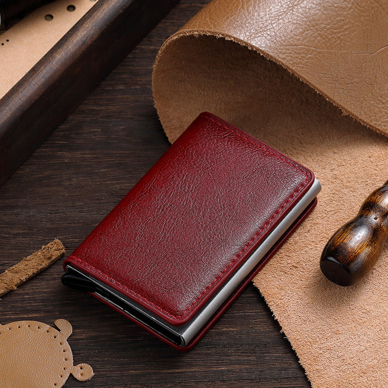 Premium Leather Business Card Holder Acalora