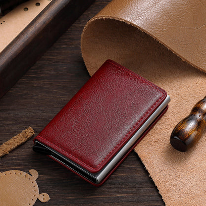 Premium Leather Business Card Holder Acalora