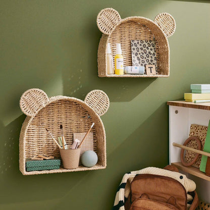 Playful storage basket with ears Acalora