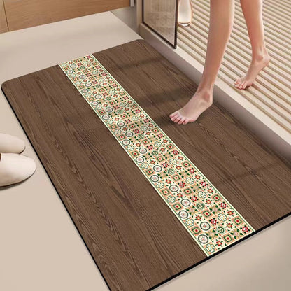 Decorative Memory Foam Bath Mat
