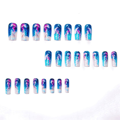 Artistic Jellyfish Nail Art Acalora