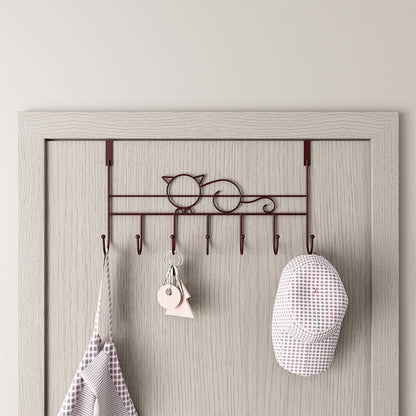 Wall-Mounted Cat-Shaped Key Holder