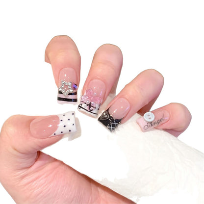 Artistic Designer Press-On Nail Set Acalora