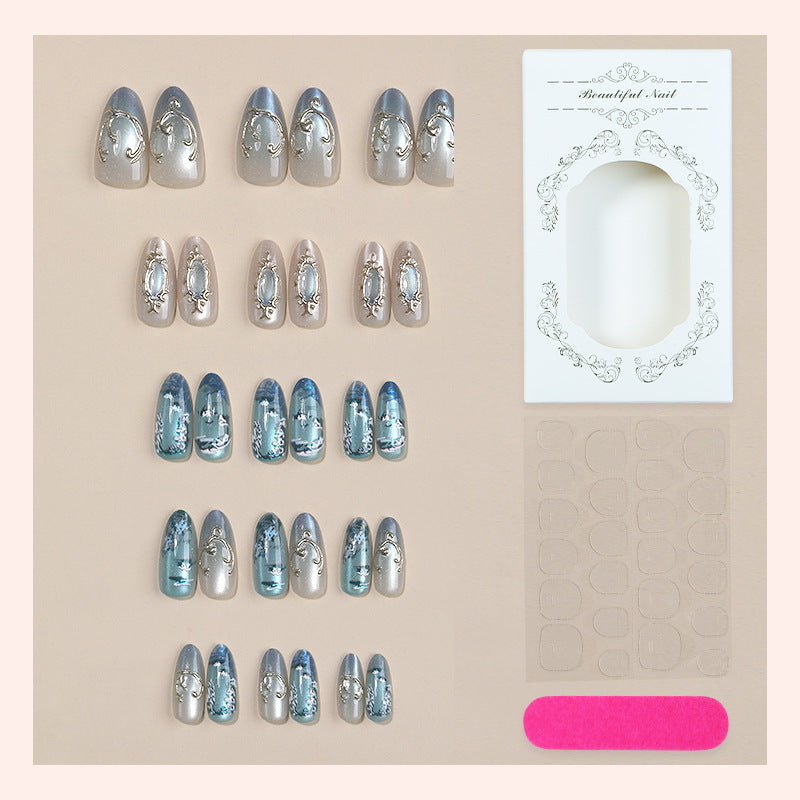 Glamorous Decorative Press-On Nail Set Acalora