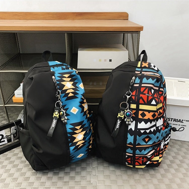 Graphic Print Backpack Acalora