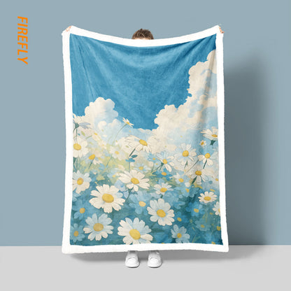 Unisex Artistic Scenic Throw Blanket