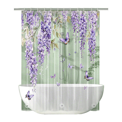 Floral Wisteria Shower Curtain
