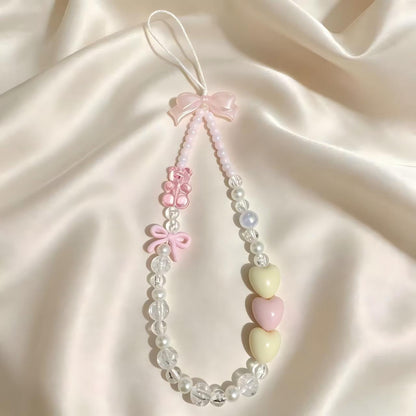 Beaded Charm Phone Strap Acalora