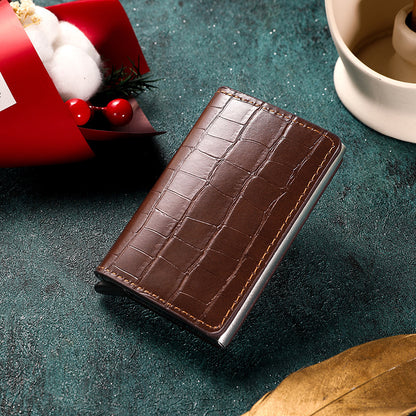 Premium Leather Business Card Holder Acalora