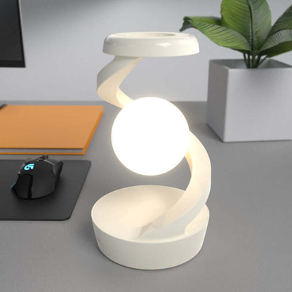 Rotating Moon Desk Lamp With Phone Wireless Charging Sensor Control Table Lamps Decorative Desktop Lamp Small Night Lamp Home Decor | Kalsten