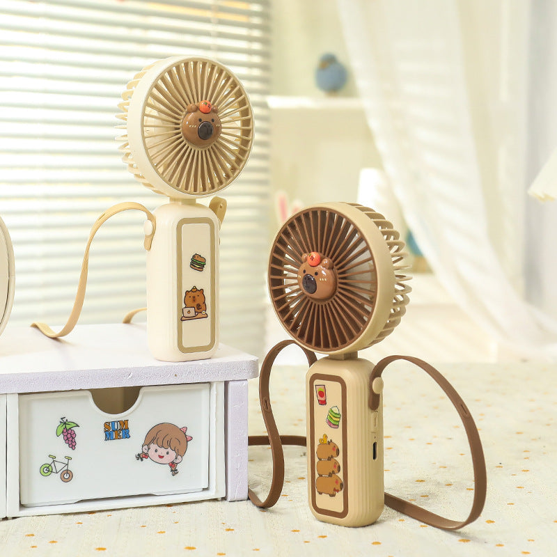 Unisex Portable Handheld Fan with Cute Animal Design Karnz
