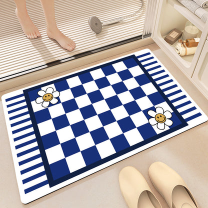 Decorative Honeycomb Bath Mat Acalora