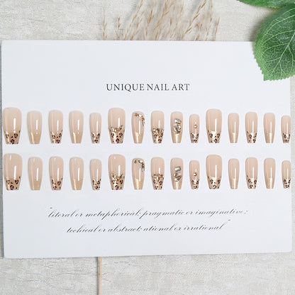 Acrylic nail set with glamorous 3D decorations Acalora