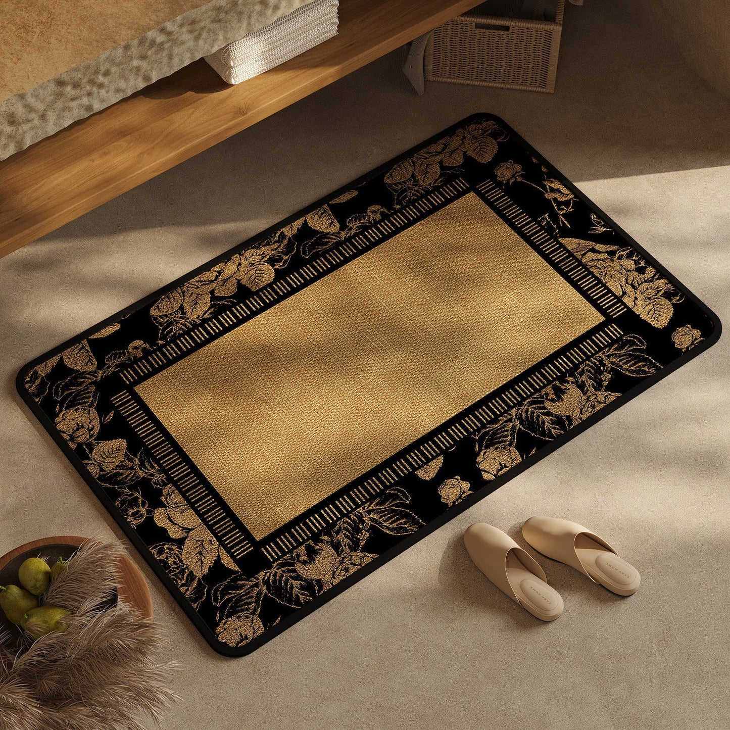 Chic Geometric Design Bath Mat