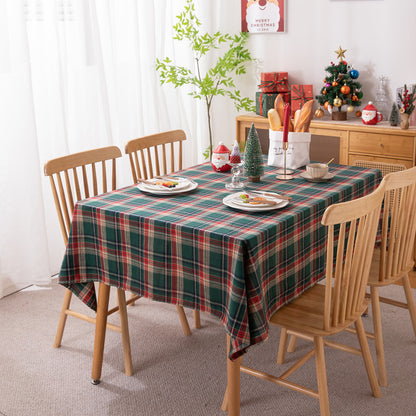 Seasonal Plaid Tablecloth