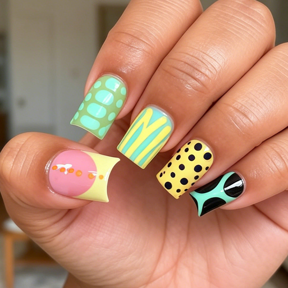 Creative Geometric Nail Art Tips Acalora