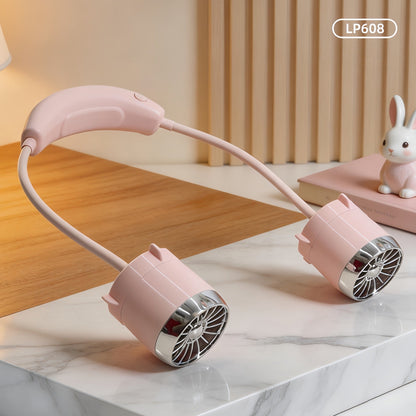 Women's Portable Neck Fan with Flexible Structure Karnz