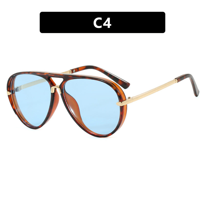 Women's fashion pilot sunglasses with elegant metal accents Bowlift