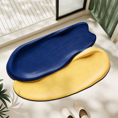 Playful Rainbow-Themed Bath Mat