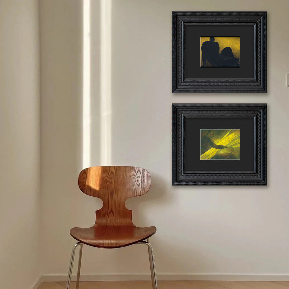 Abstract Expressionist Framed Artwork