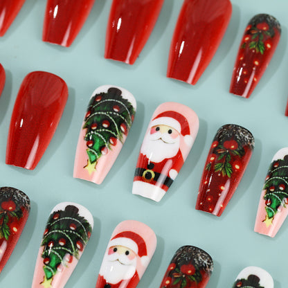 Christmas Art Nails Acalora