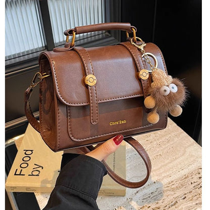 Structured Faux Leather Handbag Acalora