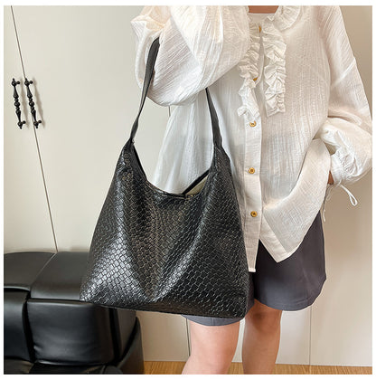 Woven Leather Shoulder Bag Acalora