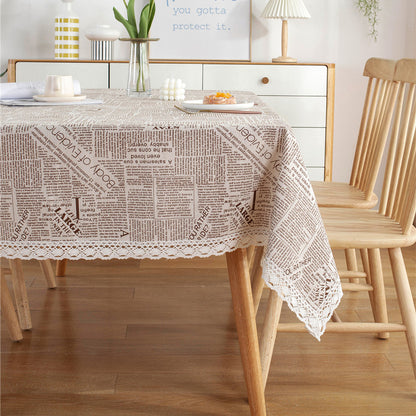 Lace Printed Tablecloth