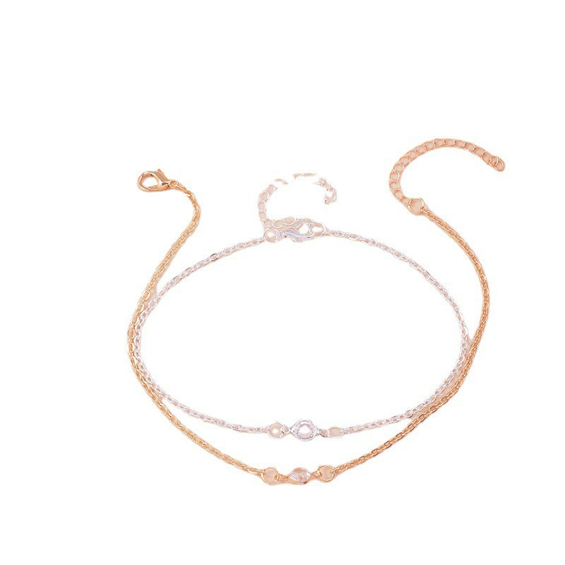 Elegant Minimalist Chain Anklet Acalora