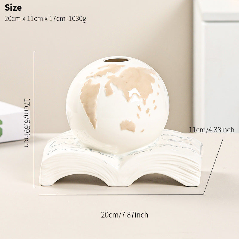 Elegant Ceramic Globe Bank Acalora