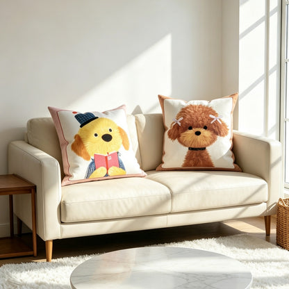 Decorative Cartoon Dog Pillow