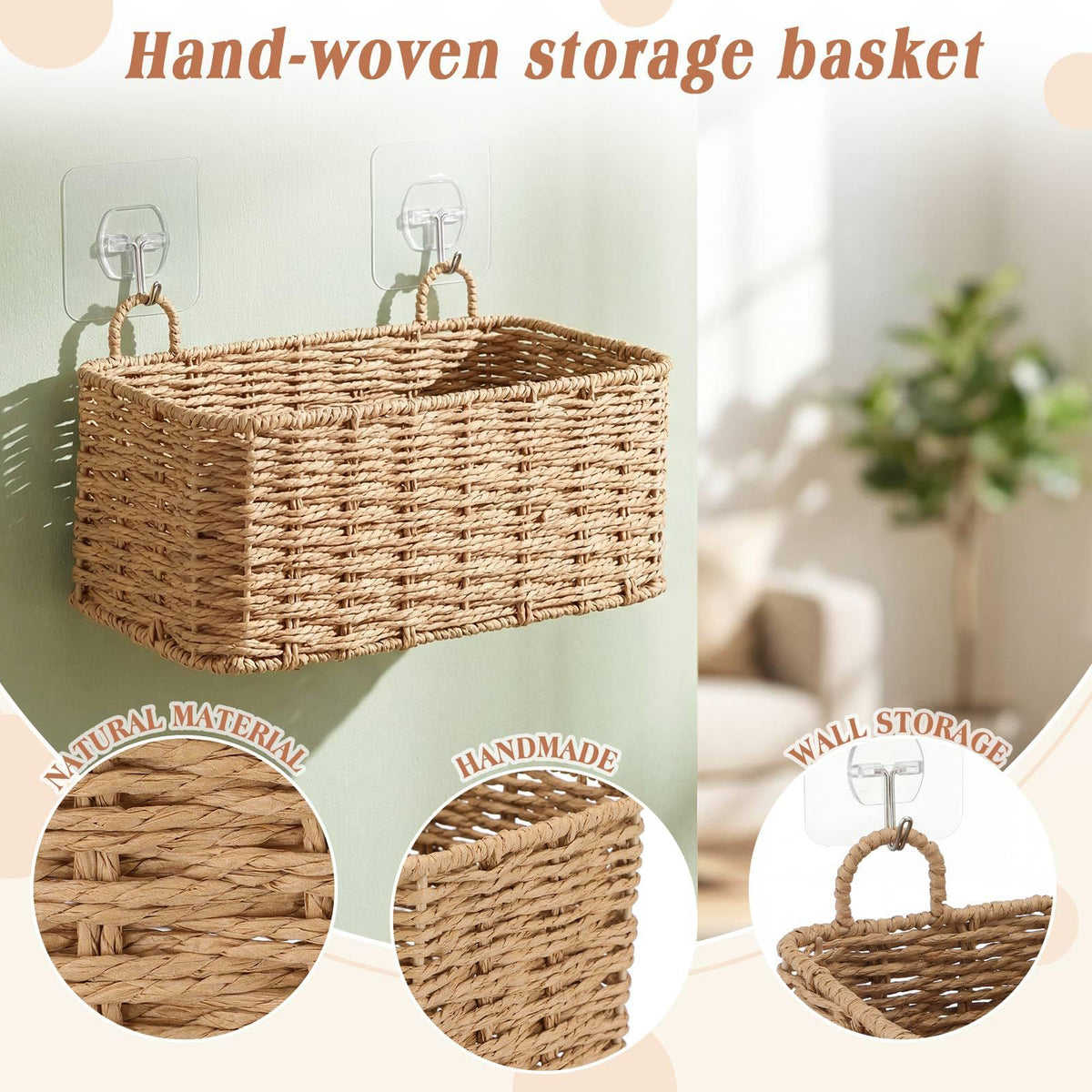 Boho Style Storage Basket Acalora