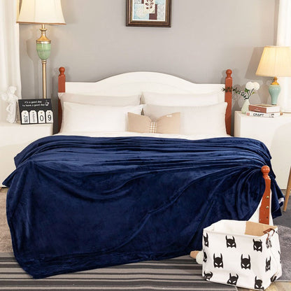 Plush Fleece Throw Blanket