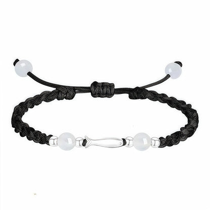 Adjustable Braided Bead Bracelet Acalora