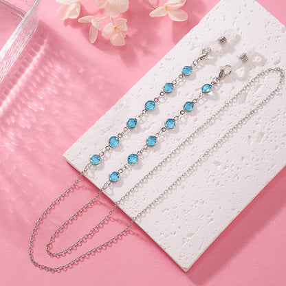 Artistic Beaded Eyewear Chain Acalora