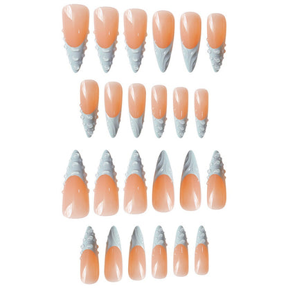 Artistic 3D Press-On Nail Extensions Acalora