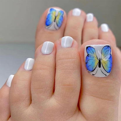 Decorative Butterfly Press-On Nail Set Acalora