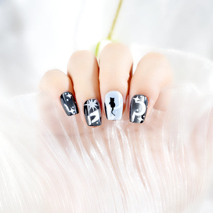 Artistic Themed Press-On Nail Set Acalora
