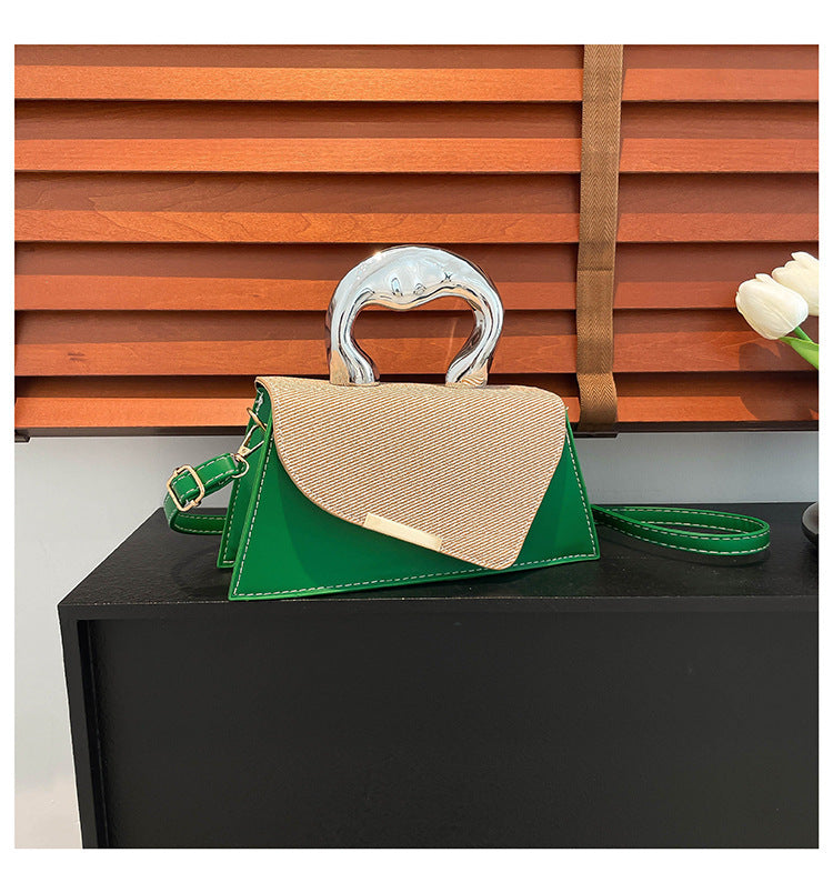 Stylish Geometric Structured Handbag Acalora