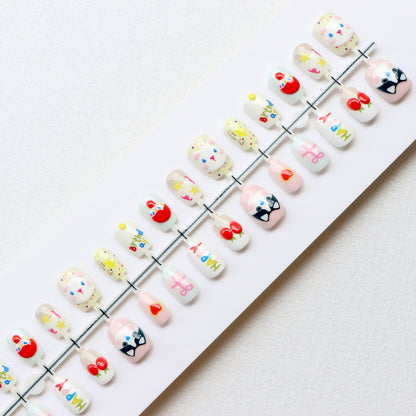Creative Cartoon Themed Press-On Nails Acalora