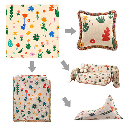 Artistic Woven Throw Blanket