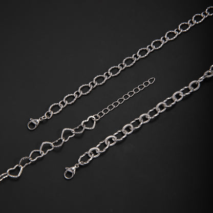 Interlaced Metal Link Bracelet Acalora