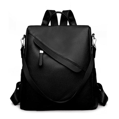 Elegant Leather Laptop Backpack Acalora