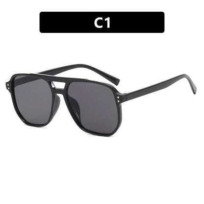 Women's oversized sunglasses with geometric design and UV protection Karnz